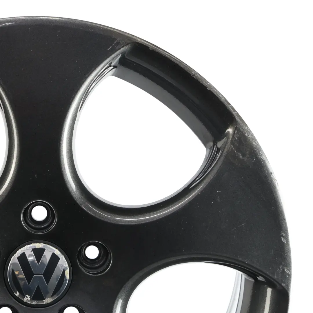 VW Volkswagen Golf Mk5 Black Wheel Alloy Rim 18" 7.5J ET:51 - SKU 1K0601025BA-3 - Part number 1K0601025BA