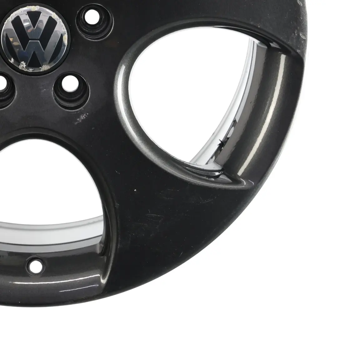 VW Volkswagen Golf Mk5 Black Wheel Alloy Rim 18" 7.5J ET:51 - SKU 1K0601025BA-3 - Part number 1K0601025BA