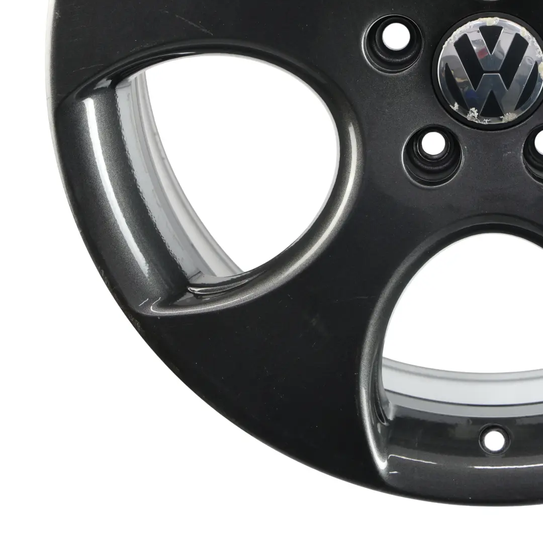 VW Volkswagen Golf Mk5 Black Wheel Alloy Rim 18" 7.5J ET:51 - SKU 1K0601025BA-3 - Part number 1K0601025BA