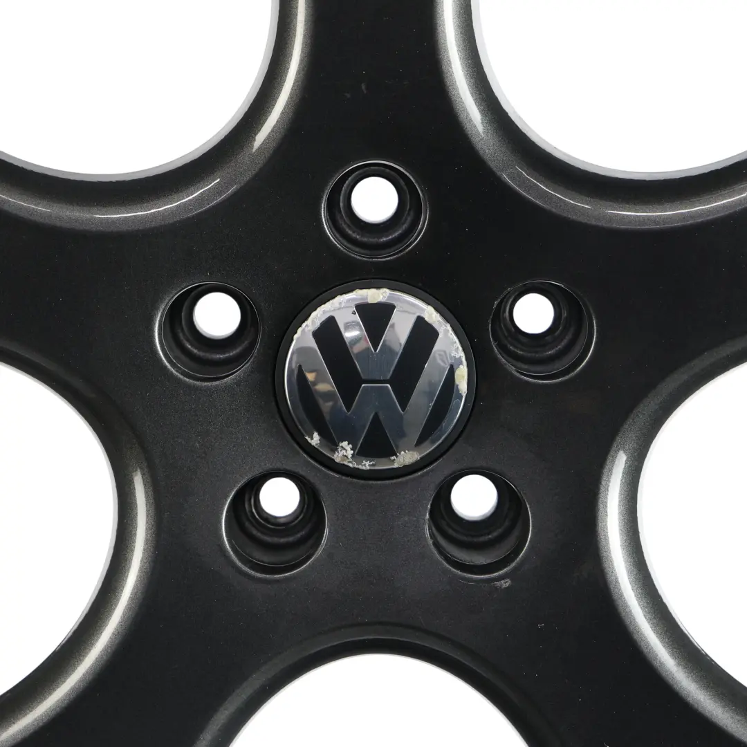 VW Volkswagen Golf Mk5 Black Wheel Alloy Rim 18" 7.5J ET:51 - SKU 1K0601025BA-3 - Part number 1K0601025BA