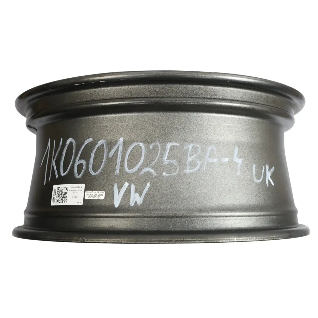 VW Volkswagen Golf Mk5 Black Wheel Alloy Rim 18" 7.5J ET:51 - SKU 1K0601025BA-4 - Part number 1K0601025BA