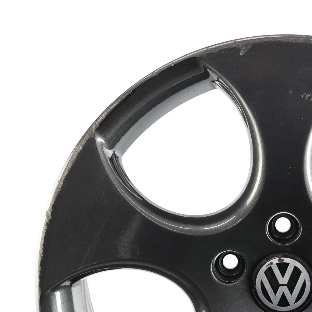 VW Volkswagen Golf Mk5 Black Wheel Alloy Rim 18" 7.5J ET:51 - SKU 1K0601025BA-4 - Part number 1K0601025BA