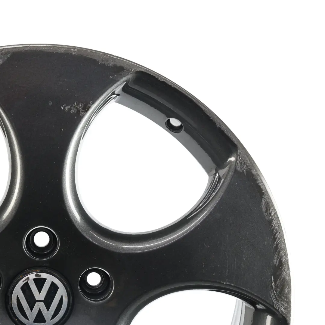 VW Volkswagen Golf Mk5 Black Wheel Alloy Rim 18" 7.5J ET:51 - SKU 1K0601025BA-4 - Part number 1K0601025BA