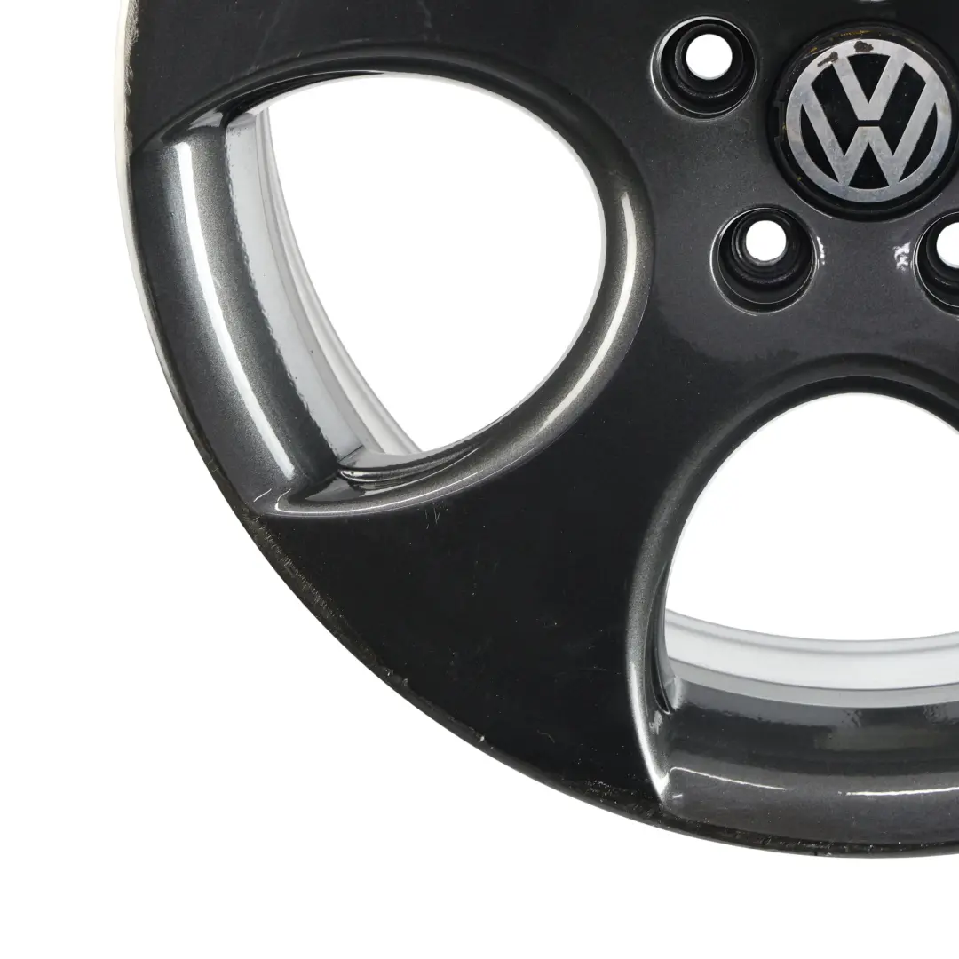 VW Volkswagen Golf Mk5 Black Wheel Alloy Rim 18" 7.5J ET:51 - SKU 1K0601025BA-4 - Part number 1K0601025BA
