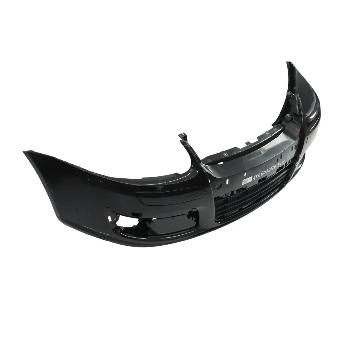 Mk6 Front Bumper Trim Panel Cover Black Magic Pearl - C9Z to Volkswagen VW Golf with Part number 1K0807217R Volkswagen VW Golf Mk6 Front Bumper Trim Panel Cover Black Magic Pearl - C9Z - SKU 1K0807217R-BLM - Part number 1K0807217R