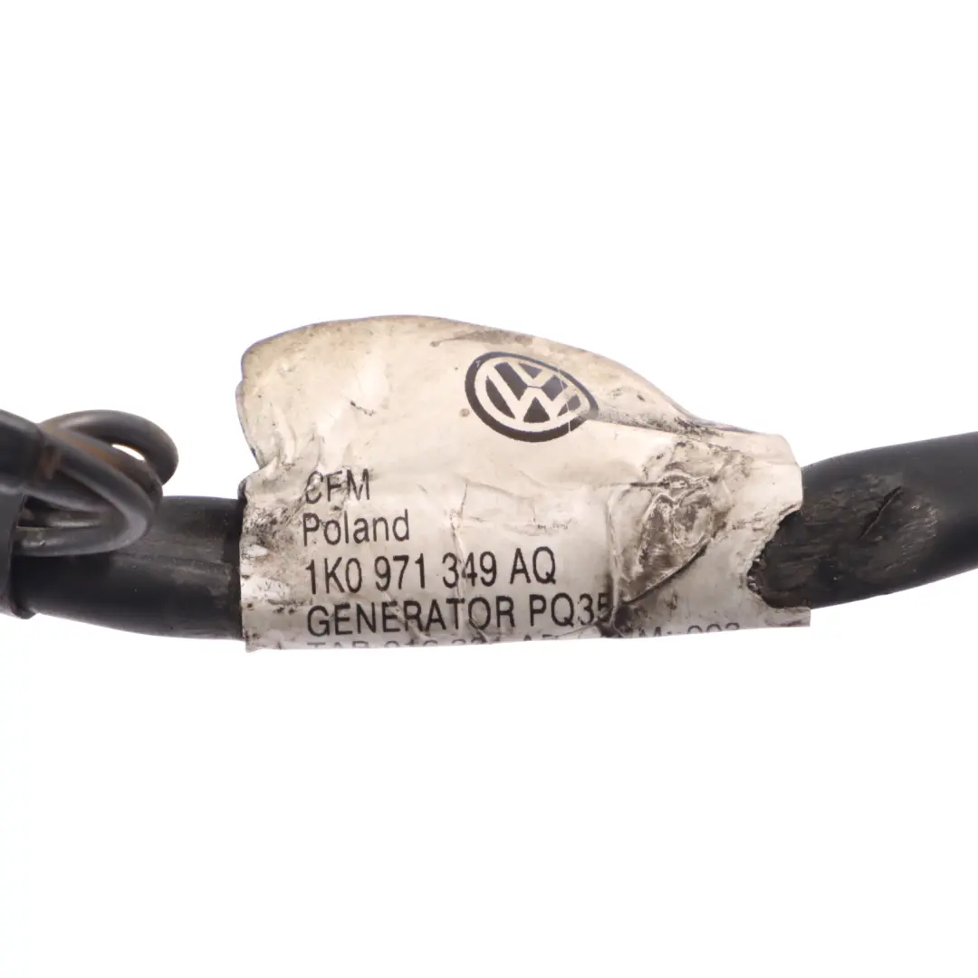 Volkswagen VW Golf Mk6 Alternator Cable Wiring Harness Loom - SKU 1K0971349AQ - Part number 1K0971349AQ