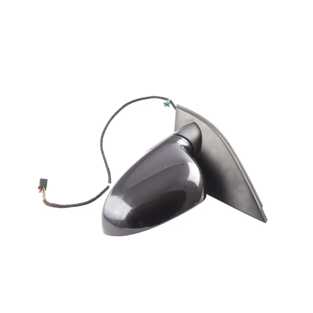 Volkswagen VW Golf Mk5 Wing Mirror Electric Left N/S Black Magic Pearl - C9Z - SKU 1K2857507BM-BLM - Part number 1K2857507BM