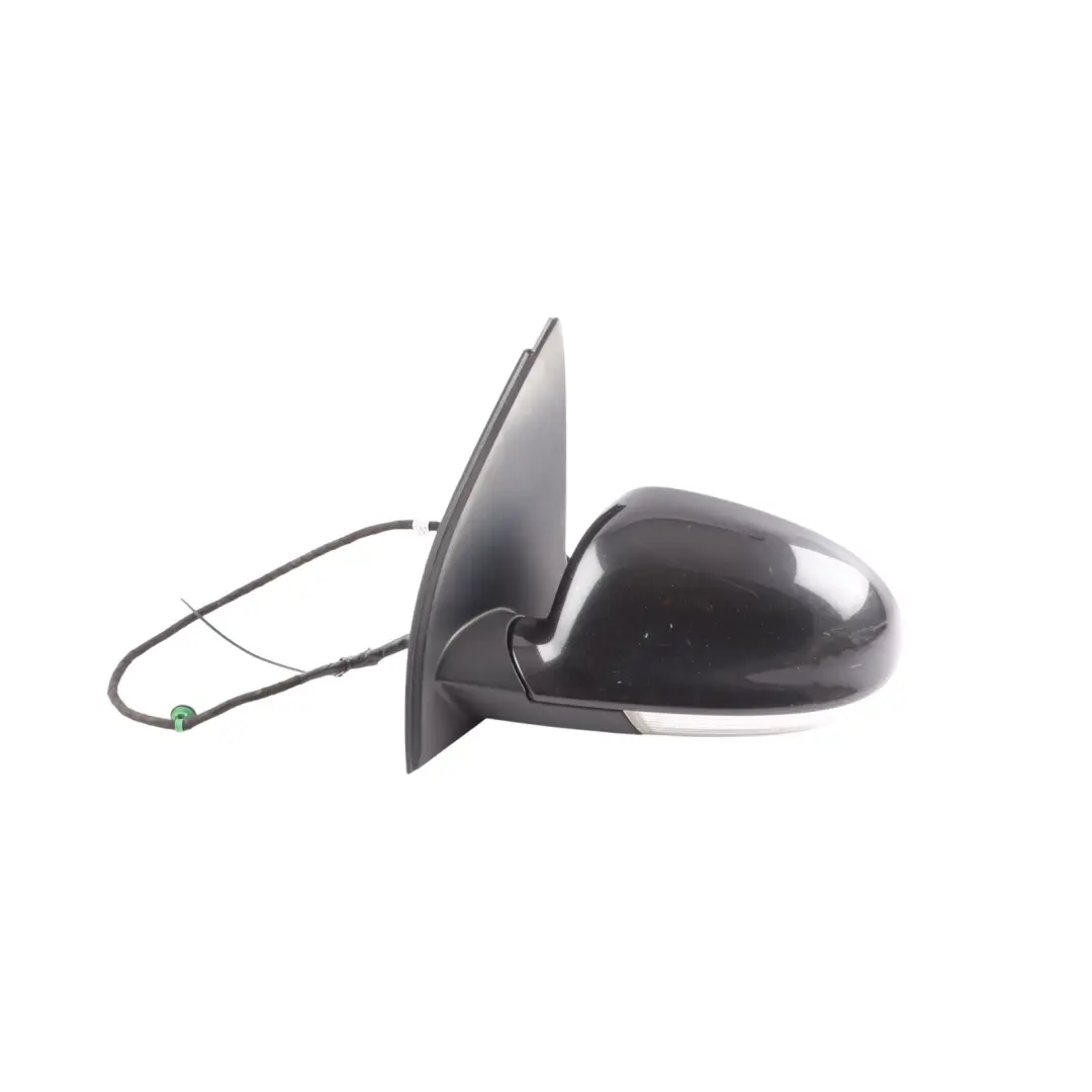 Volkswagen VW Golf Mk5 Wing Mirror Electric Left N/S Black Magic Pearl - C9Z - SKU 1K2857507BM-BLM - Part number 1K2857507BM