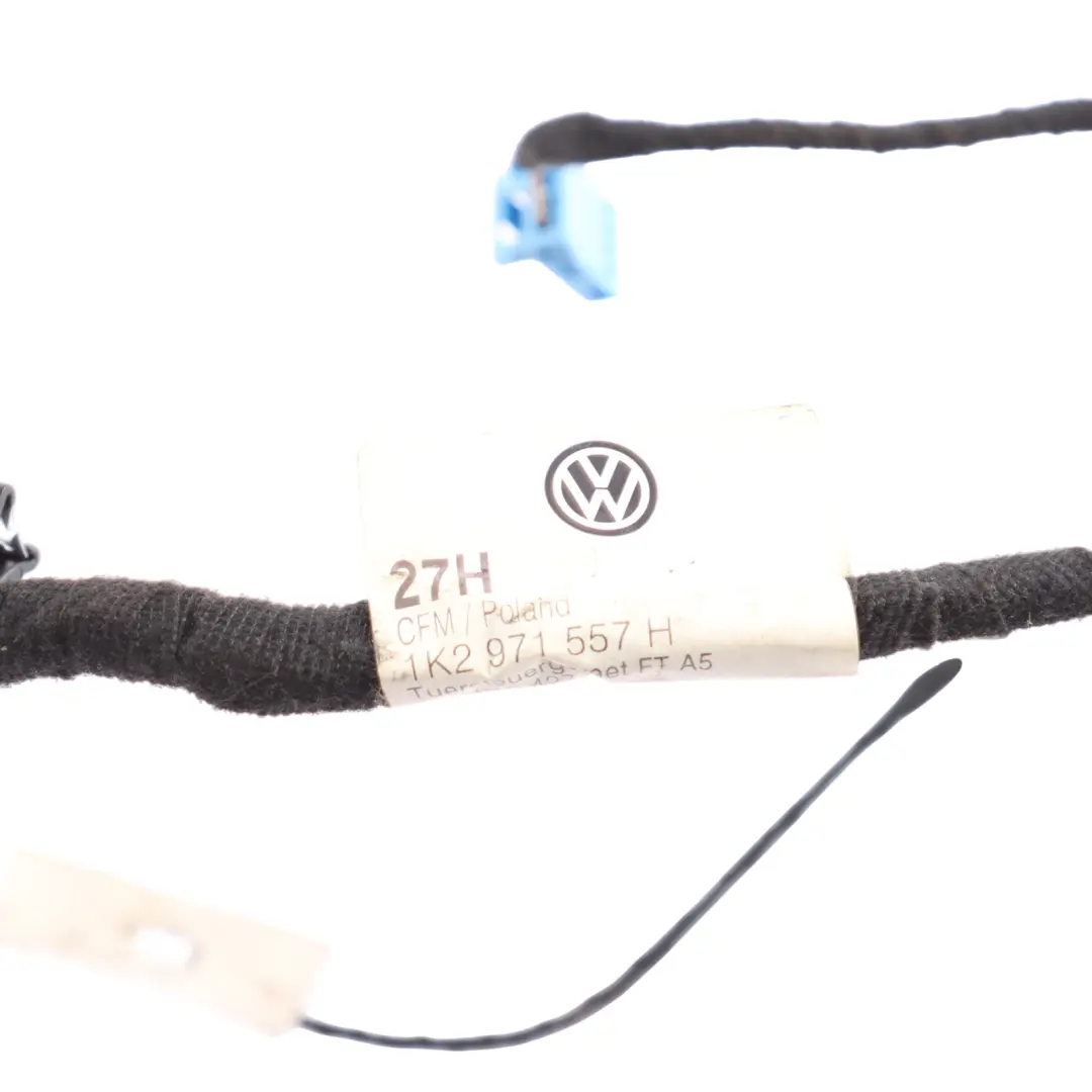 VW Volkswagen Golf 1K Door Window Regulator Wiring Harness Loom Cable - SKU RHD-1K2971557H - Part number 1K2971557H
