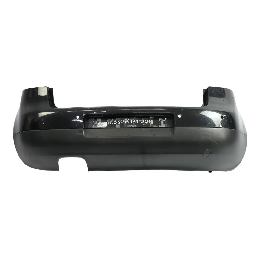 Volkswagen VW Golf Mk6 Zderzak Tylny Black Magic Pearl - C9Z - SKU 1K6807417A-BLM1 - Numer Części 1K6807417A