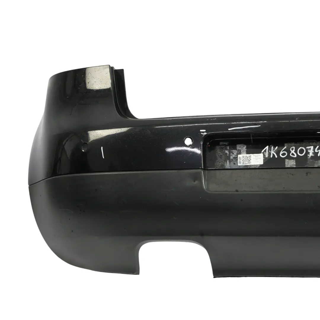 Volkswagen VW Golf Mk6 Zderzak Tylny Black Magic Pearl - C9Z - SKU 1K6807417A-BLM1 - Numer Części 1K6807417A