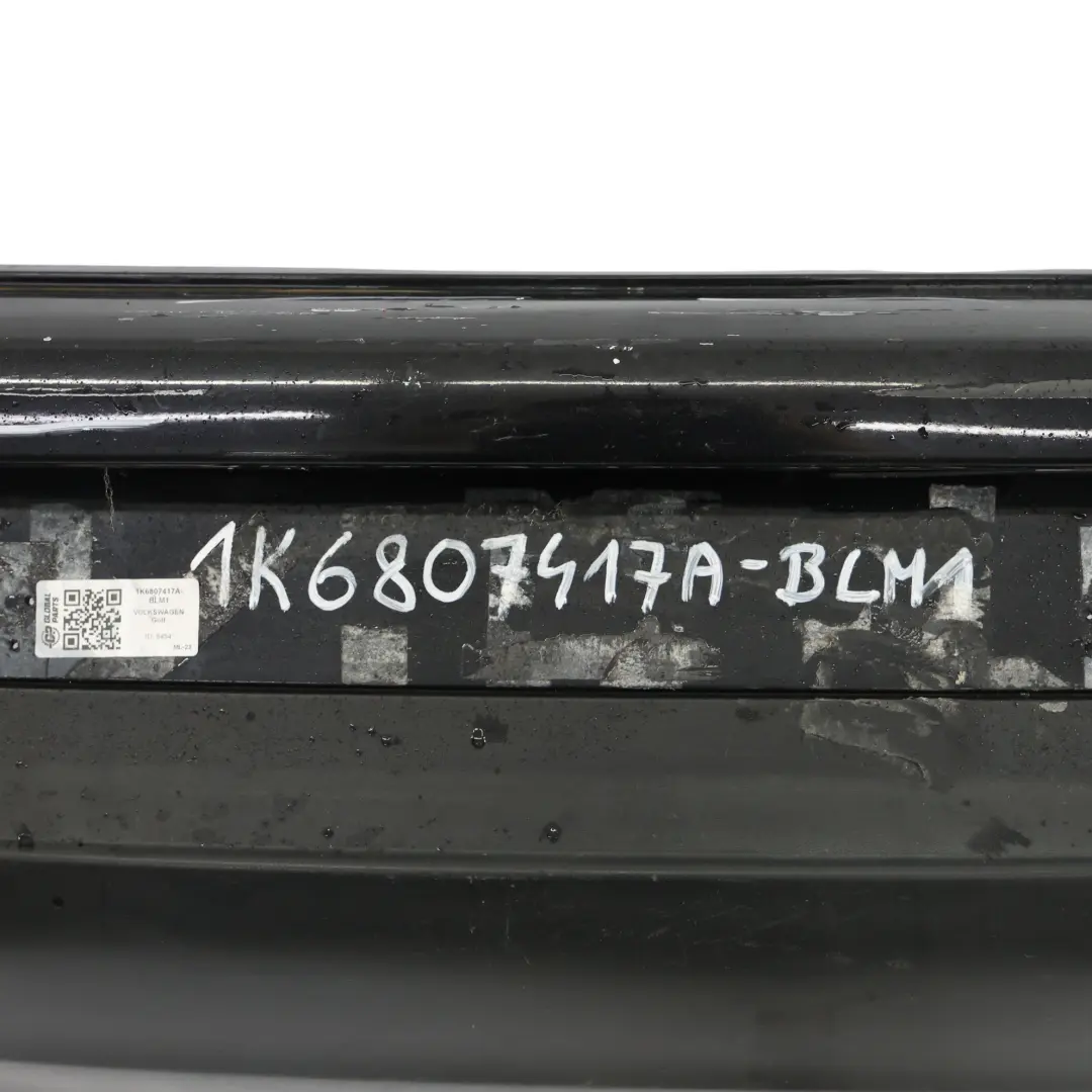 Volkswagen VW Golf Mk6 Zderzak Tylny Black Magic Pearl - C9Z - SKU 1K6807417A-BLM1 - Numer Części 1K6807417A