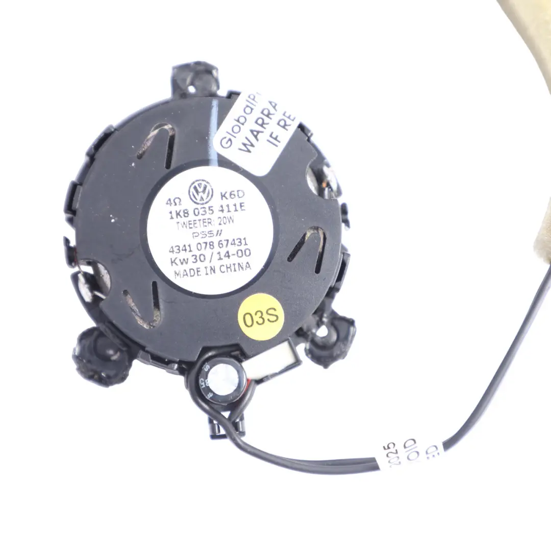 Mk3 Haut Parleur Audio Porte D'entrée Tonalité Aiguë pour VW Scirocco à propos du numéro de pièce 1K8035411E VW Scirocco Mk3 Haut Parleur Audio Porte D'entrée Tonalité Aiguë - SKU 1K8035411E - Numéro de pièce 1K8035411E