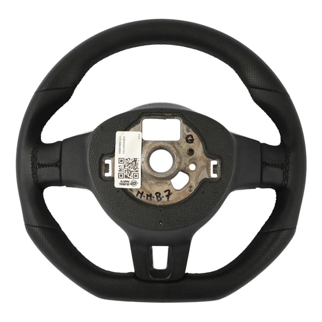 VW Volkswagen Scirocco Steering Wheel NEW Black Leather - SKU 1K8419091G-1 - Part number 1K8419091G