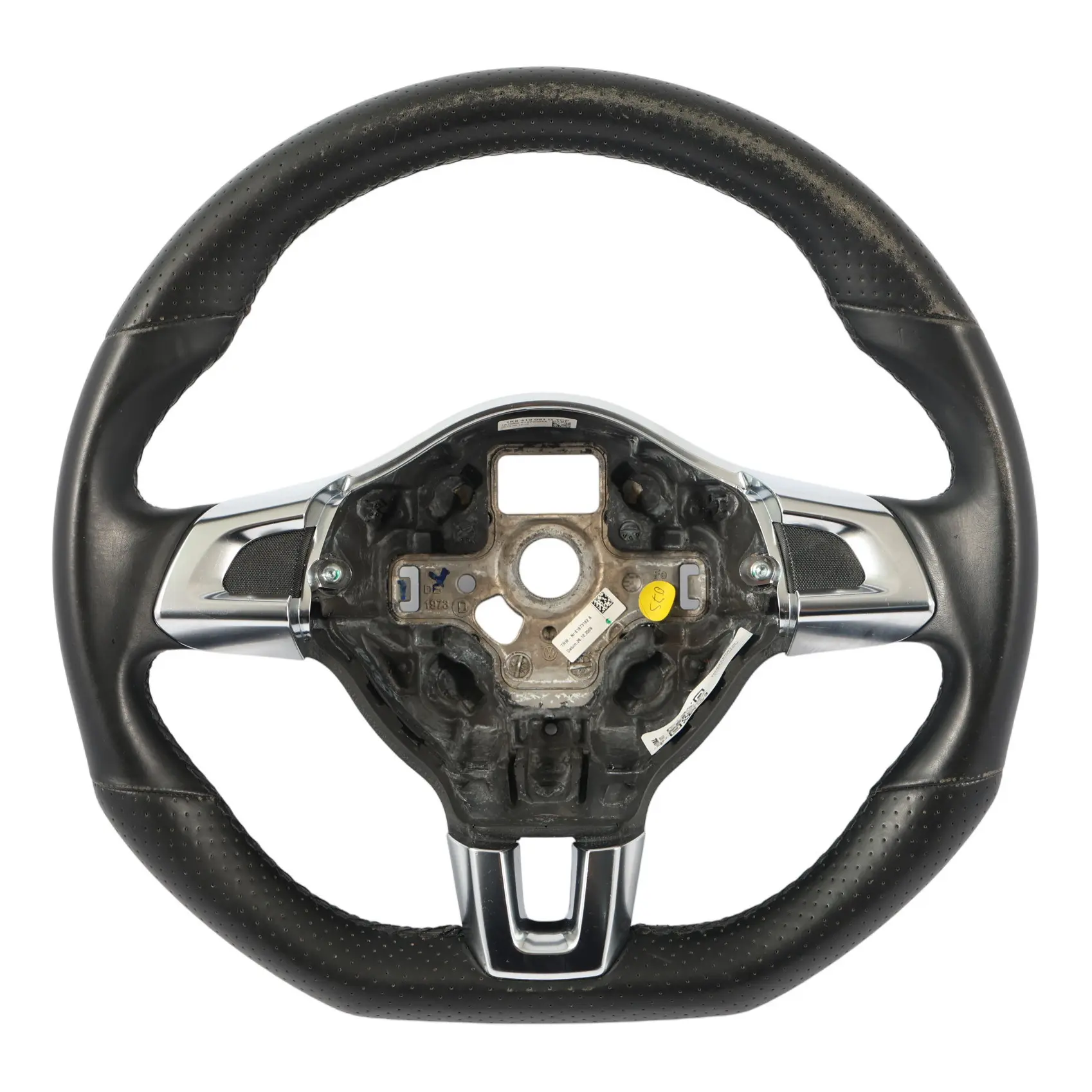 VW Volkswagen Scirocco Volante Cuero Negro 1K8419091G