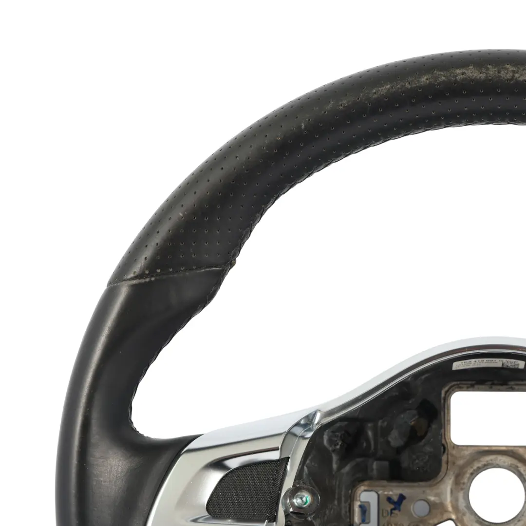 VW Volkswagen Scirocco Volante In Pelle Nera - SKU 1K8419091G - Numero di parte 1K8419091G