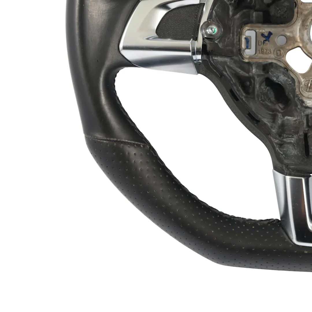VW Volkswagen Scirocco Steering Wheel Black Leather - SKU 1K8419091G - Part number 1K8419091G