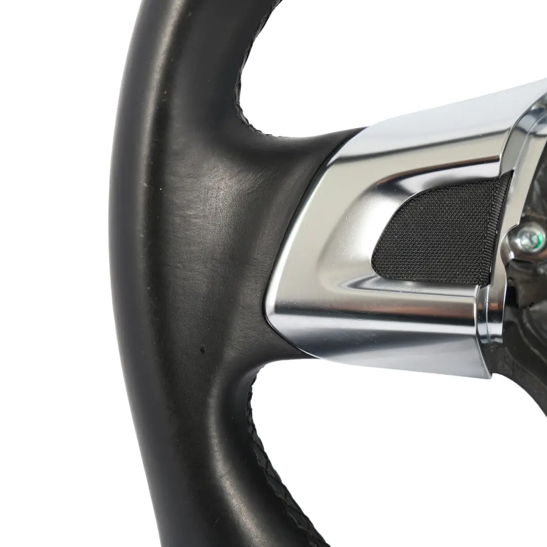 VW Volkswagen Scirocco Steering Wheel Black Leather - SKU 1K8419091G - Part number 1K8419091G