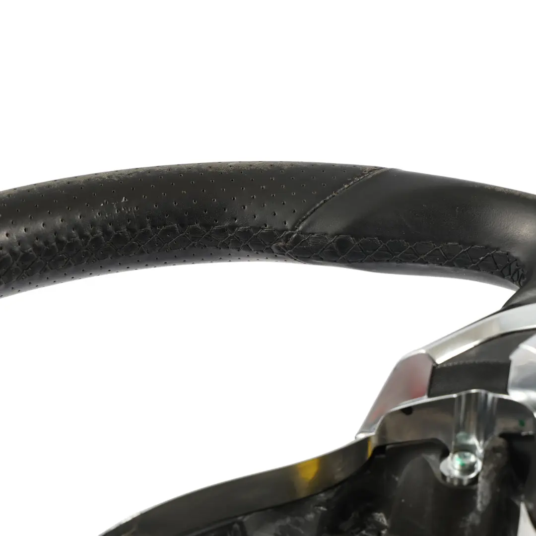 VW Volkswagen Scirocco Steering Wheel Black Leather - SKU 1K8419091G - Part number 1K8419091G