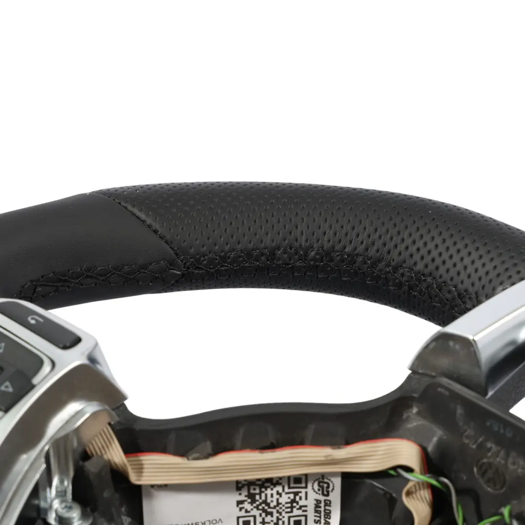 NUEVO Cuero Negro Fondo Plano para VW Volkswagen Scirocco Volante con número de pieza 1K8419091J VW Volkswagen Scirocco Volante NUEVO Cuero Negro Fondo Plano - SKU 1K8419091J-1 - Número de pieza 1K8419091J