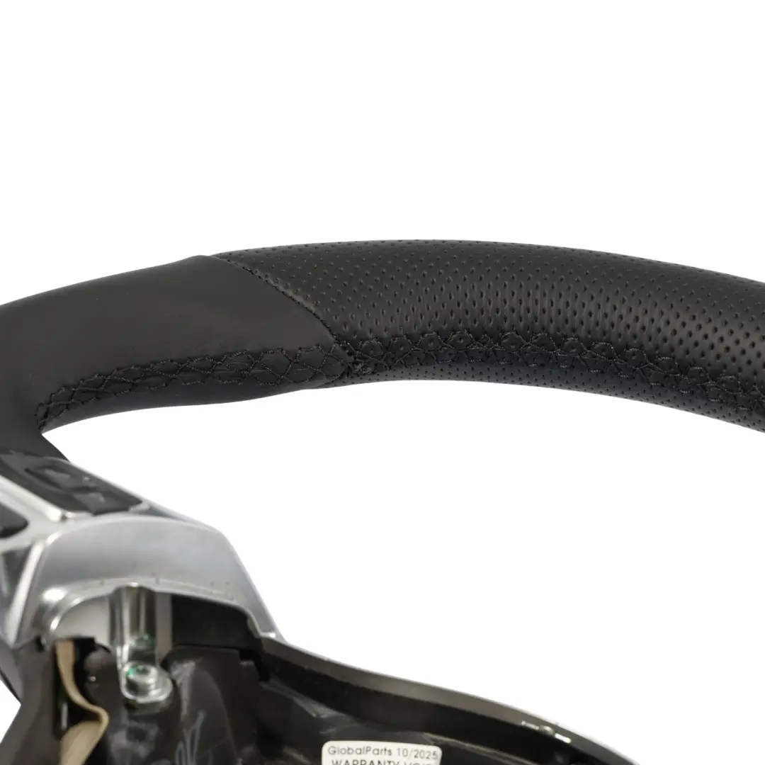 Steering Wheel NEW Black Leather Flat Bottom to VW Volkswagen Scirocco with Part number 1K8419091J VW Volkswagen Scirocco Steering Wheel NEW Black Leather Flat Bottom - SKU 1K8419091J-1 - Part number 1K8419091J