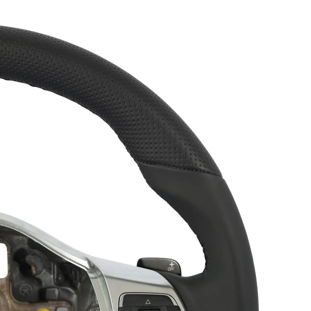 Volant NEUF Cuir Noir Fond Plat pour VW Volkswagen Scirocco à propos du numéro de pièce 1K8419091J VW Volkswagen Scirocco Volant NEUF Cuir Noir Fond Plat - SKU 1K8419091J-1 - Numéro de pièce 1K8419091J