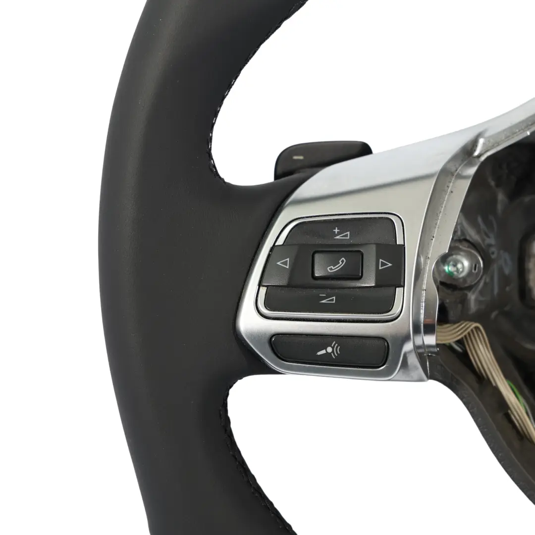 NUEVO Cuero Negro Fondo Plano para VW Volkswagen Scirocco Volante con número de pieza 1K8419091J VW Volkswagen Scirocco Volante NUEVO Cuero Negro Fondo Plano - SKU 1K8419091J-1 - Número de pieza 1K8419091J