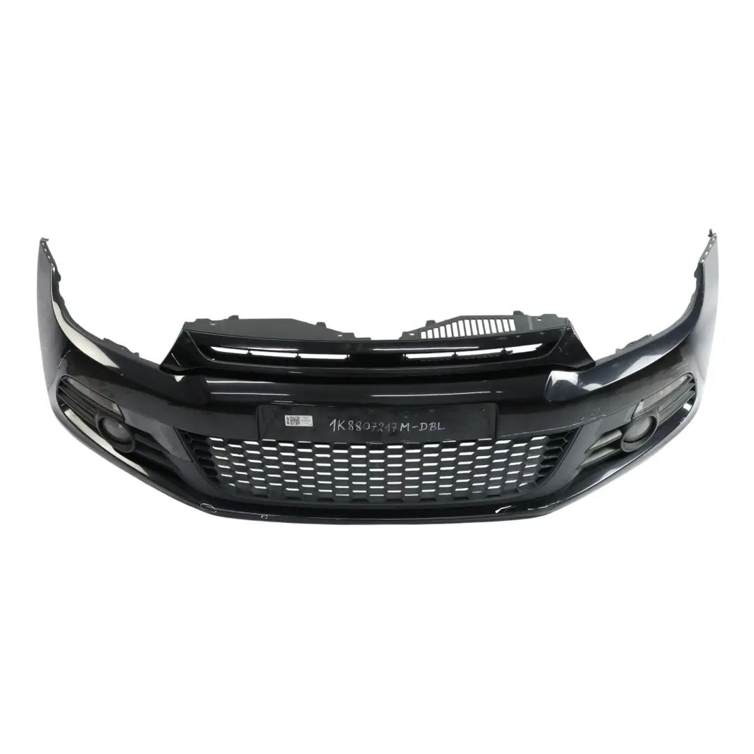 Mk3 Front Bumper Trim Panel Cover Deep Black - C9X to Volkswagen VW Scirocco with Part number 1K8807217M Volkswagen VW Scirocco Mk3 Front Bumper Trim Panel Cover Deep Black - C9X - SKU 1K8807217M-DBL - Part number 1K8807217M