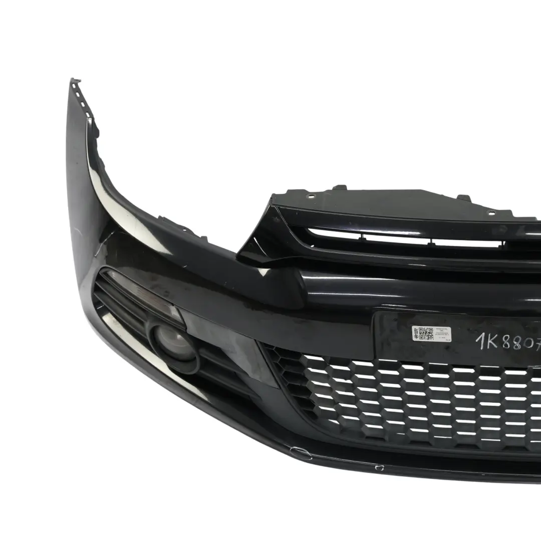 Mk3 Front Bumper Trim Panel Cover Deep Black - C9X to Volkswagen VW Scirocco with Part number 1K8807217M Volkswagen VW Scirocco Mk3 Front Bumper Trim Panel Cover Deep Black - C9X - SKU 1K8807217M-DBL - Part number 1K8807217M