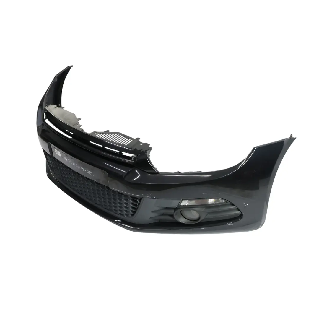 Volkswagen VW Scirocco Mk3 Front Bumper Trim Panel Cover Deep Black - C9X - SKU 1K8807217M-DBL - Part number 1K8807217M