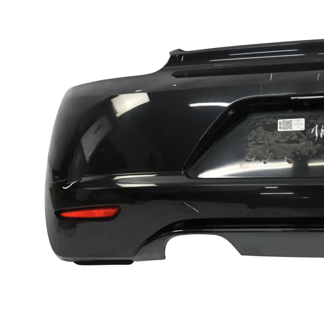 Mk3 Bumper Rear Trim Panel Cover Deep Black - C9X to Volkswagen VW Scirocco with Part number 1K8807417H Volkswagen VW Scirocco Mk3 Bumper Rear Trim Panel Cover Deep Black - C9X - SKU 1K8807417H-DBL - Part number 1K8807417H