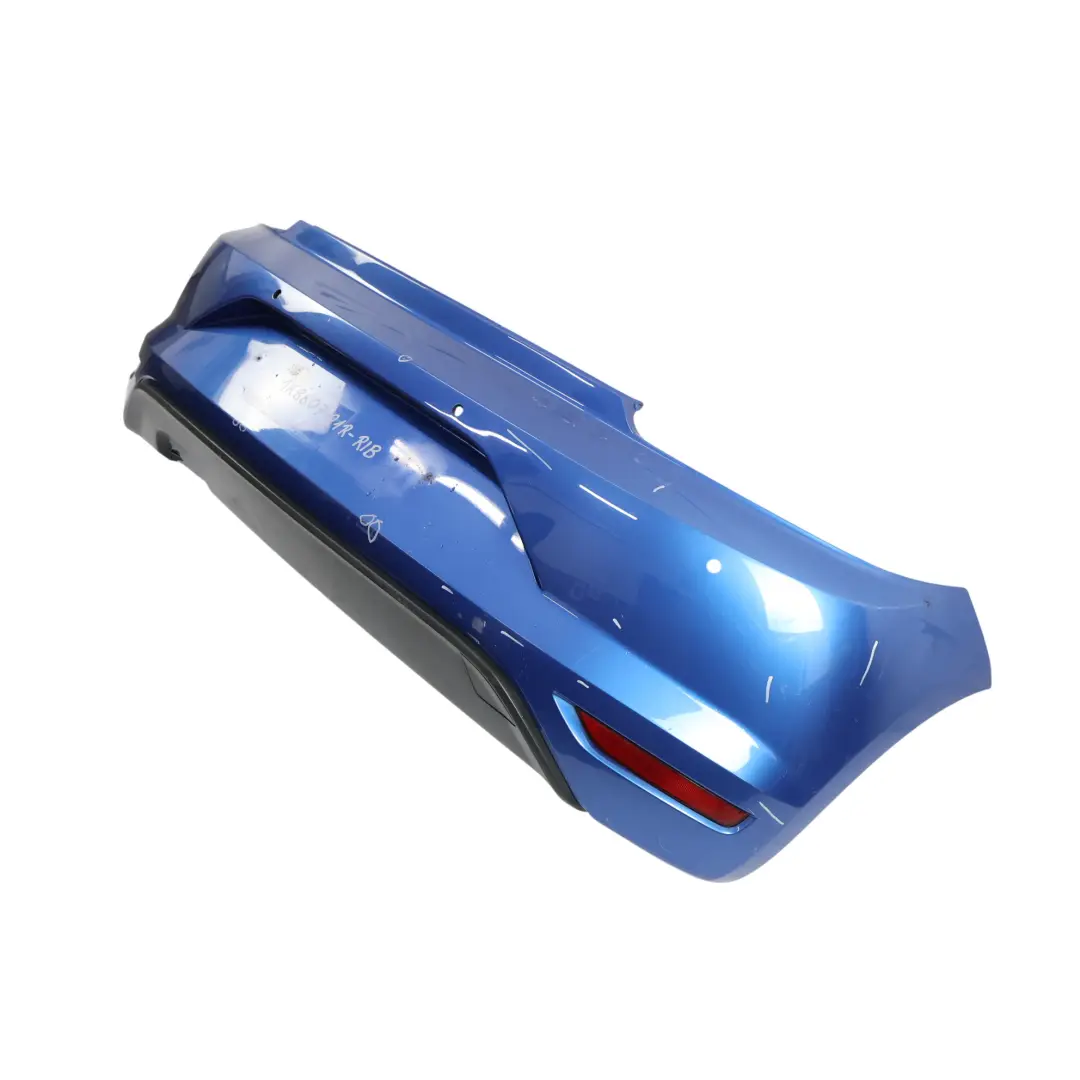 VW Scirocco Mk3 Zderzak Tylny Polift Rising Blue Niebieski Metalik - R5Z - SKU 1K8807421R-RIB - Numer Części 1K8807421R