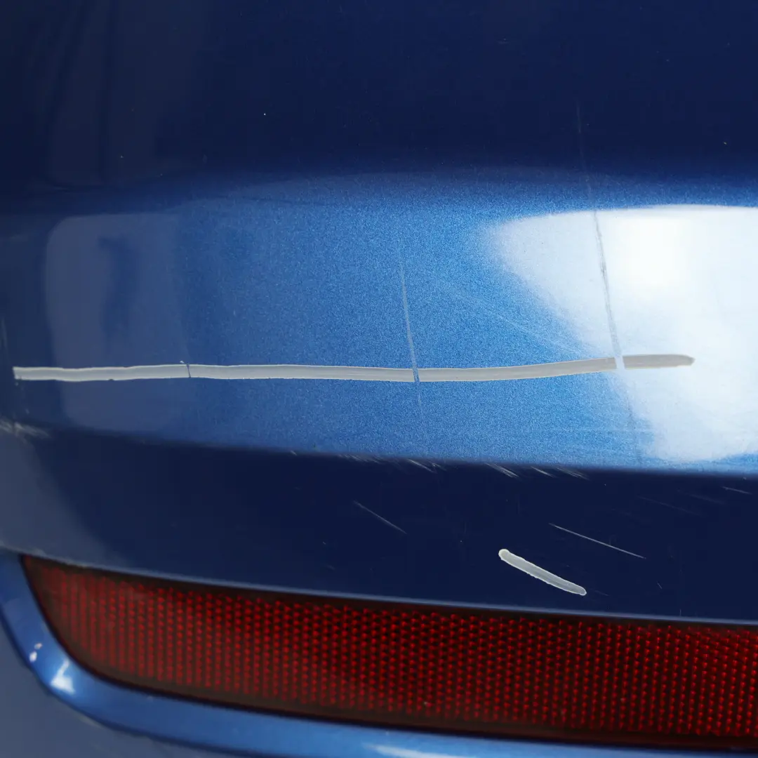 VW Scirocco Mk3 Zderzak Tylny Polift Rising Blue Niebieski Metalik - R5Z - SKU 1K8807421R-RIB - Numer Części 1K8807421R