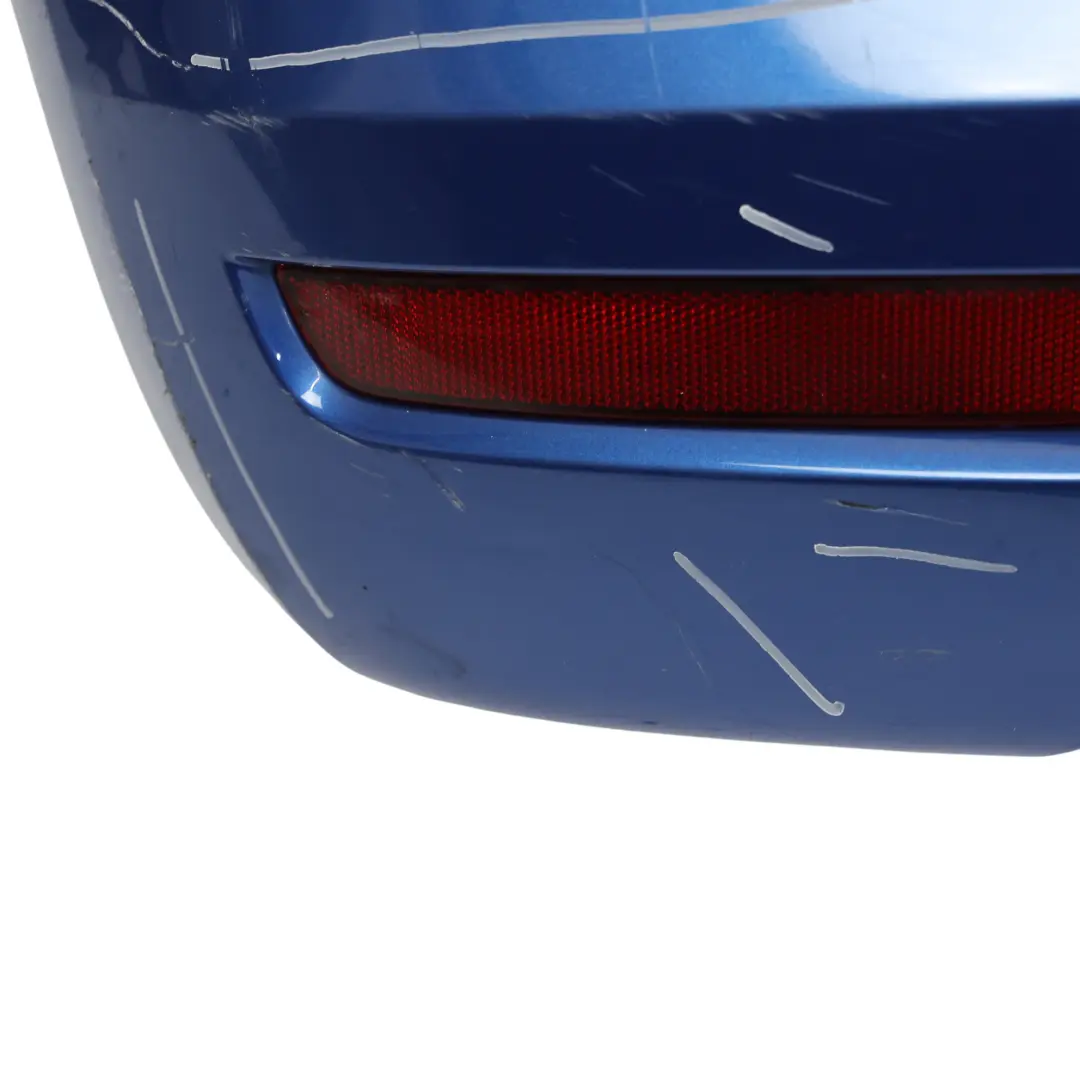 VW Scirocco Mk3 Zderzak Tylny Polift Rising Blue Niebieski Metalik - R5Z - SKU 1K8807421R-RIB - Numer Części 1K8807421R
