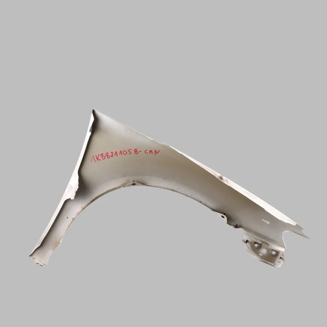 Volkswagen Scirocco Mk3 Side Panel Front Left N/S Wing Fender Candy White - B9A - SKU 1K8821105B-CAN - Part number 1K8821105B