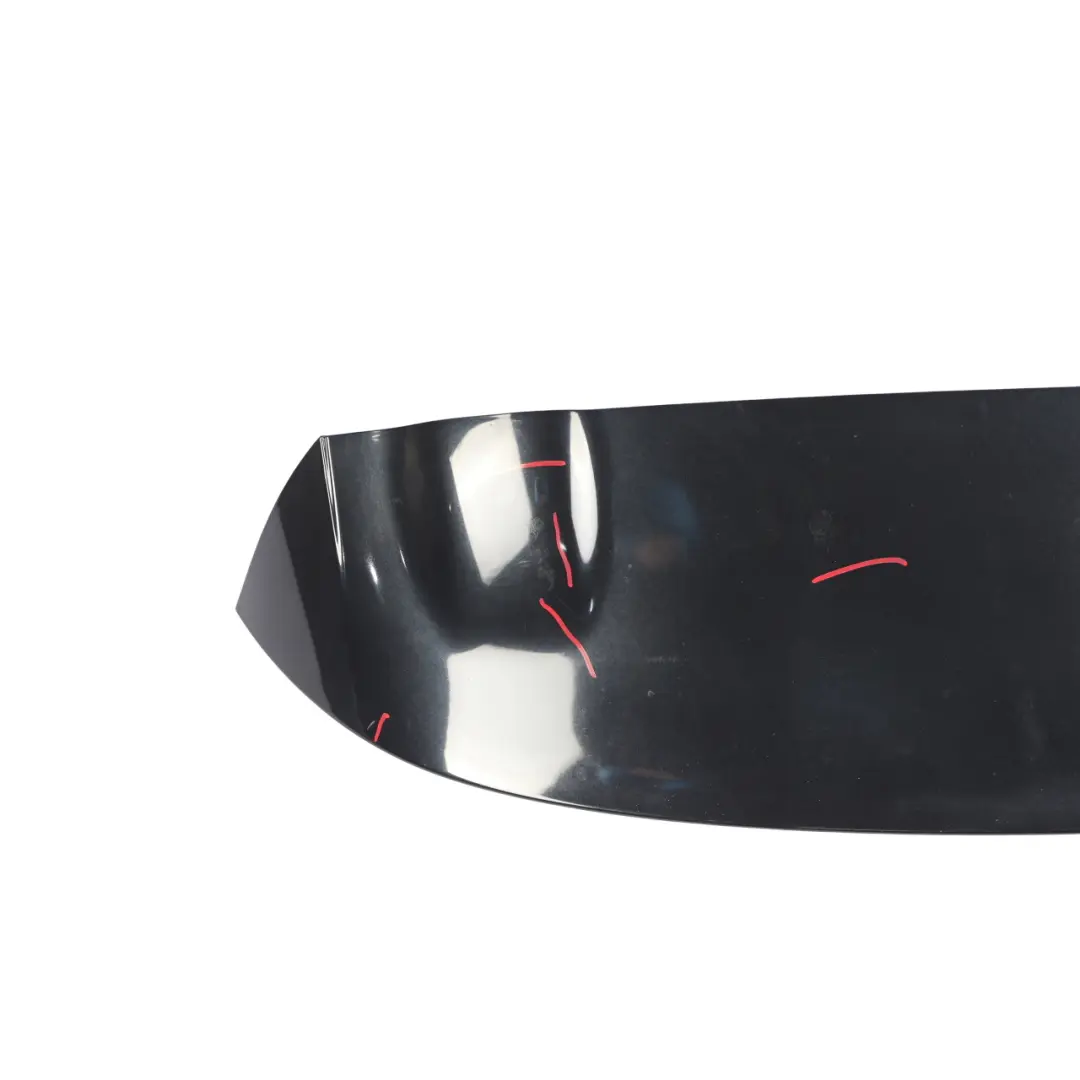 Mk3 Rear Spoiler Boot Tailgate Trim Panel Deep Black - C9X to Volkswagen Scirocco with Part number 1K8827933E Volkswagen Scirocco Mk3 Rear Spoiler Boot Tailgate Trim Panel Deep Black - C9X - SKU 1K8827933E-DBL - Part number 1K8827933E