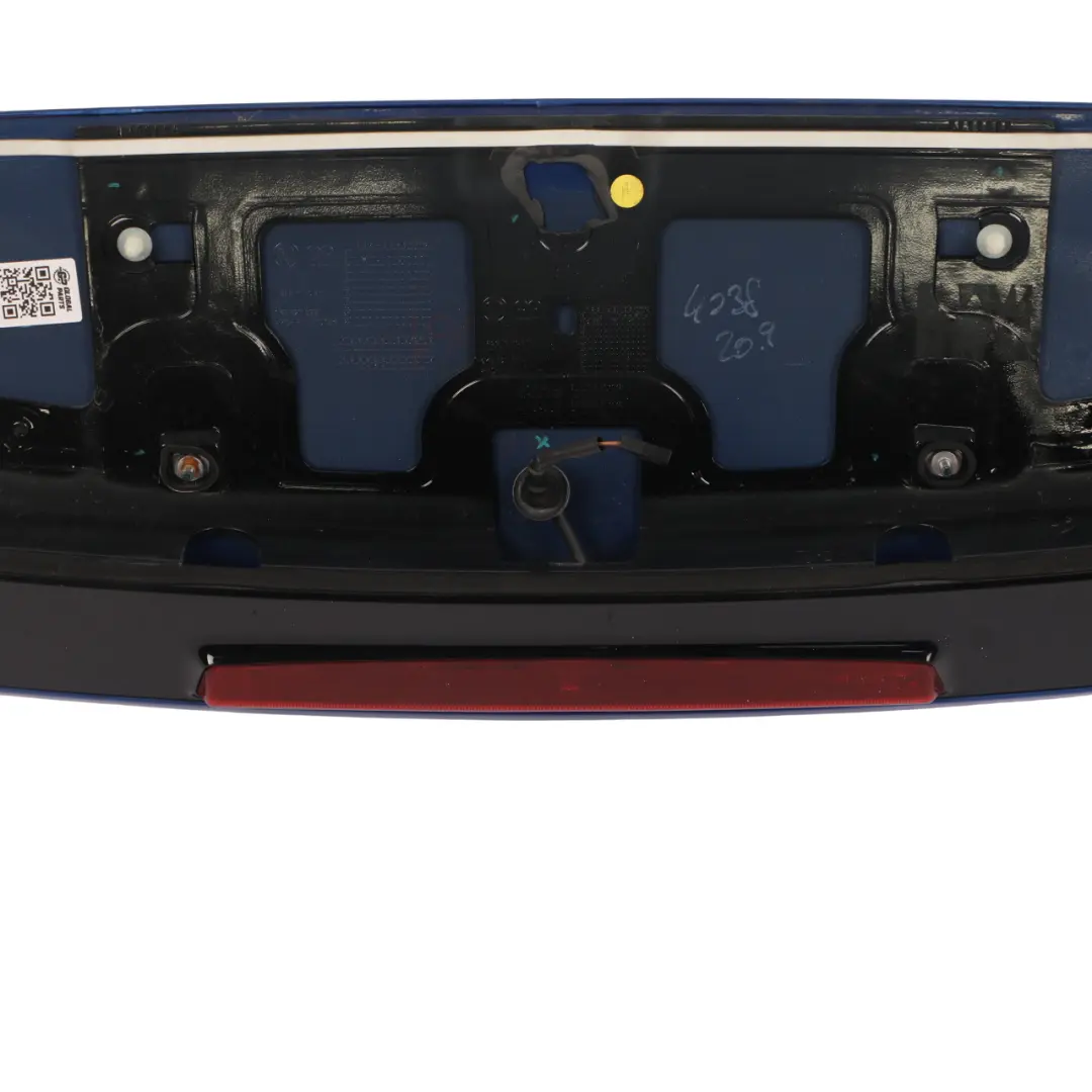 Mk3 Rear Spoiler Boot Tailgate Trim Cover Rising Blue - R5Z to Volkswagen Scirocco with Part number 1K8827936 Volkswagen Scirocco Mk3 Rear Spoiler Boot Tailgate Trim Cover Rising Blue - R5Z - SKU 1K8827936-RIB - Part number 1K8827936