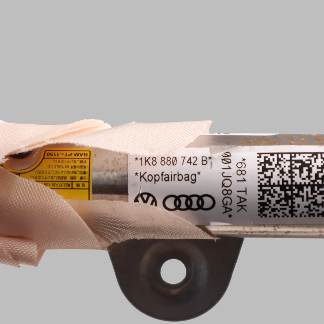 Mk3 Head Air Module Right O/S Roof Curtain to VW Volkswagen Scirocco with Part number 1K8880742B VW Volkswagen Scirocco Mk3 Head Air Module Right O/S Roof Curtain - SKU 1K8880742B - Part number 1K8880742B