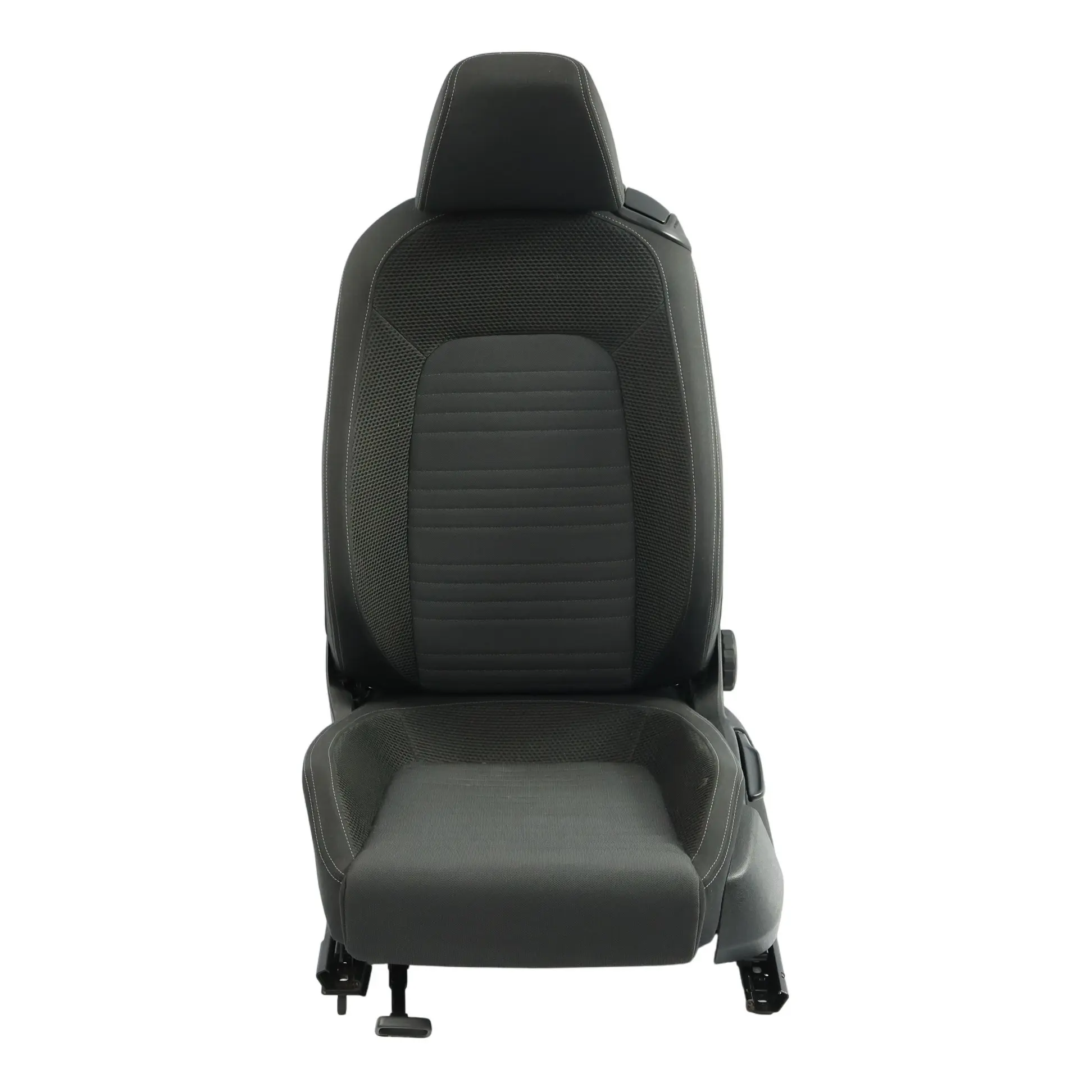 Volkswagen Scirocco Mk3 3 Portes Siège Avant Gauche Tissu Noir Gris
