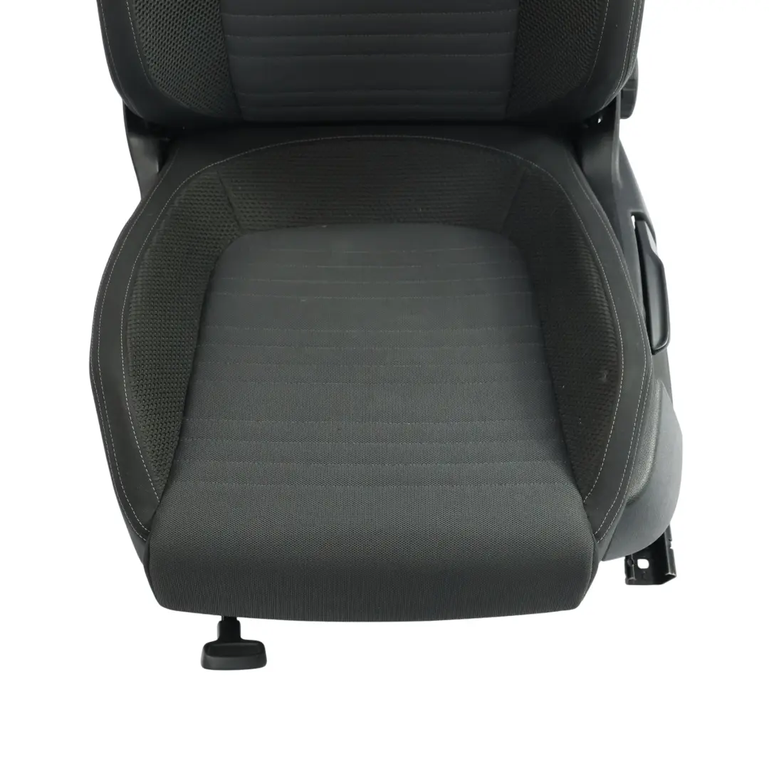 Volkswagen Scirocco Mk3 3Dr Seat Front Left N/S Fabric Black Grey - SKU 1K8881805AL-1 - Part number 1K8881805AL