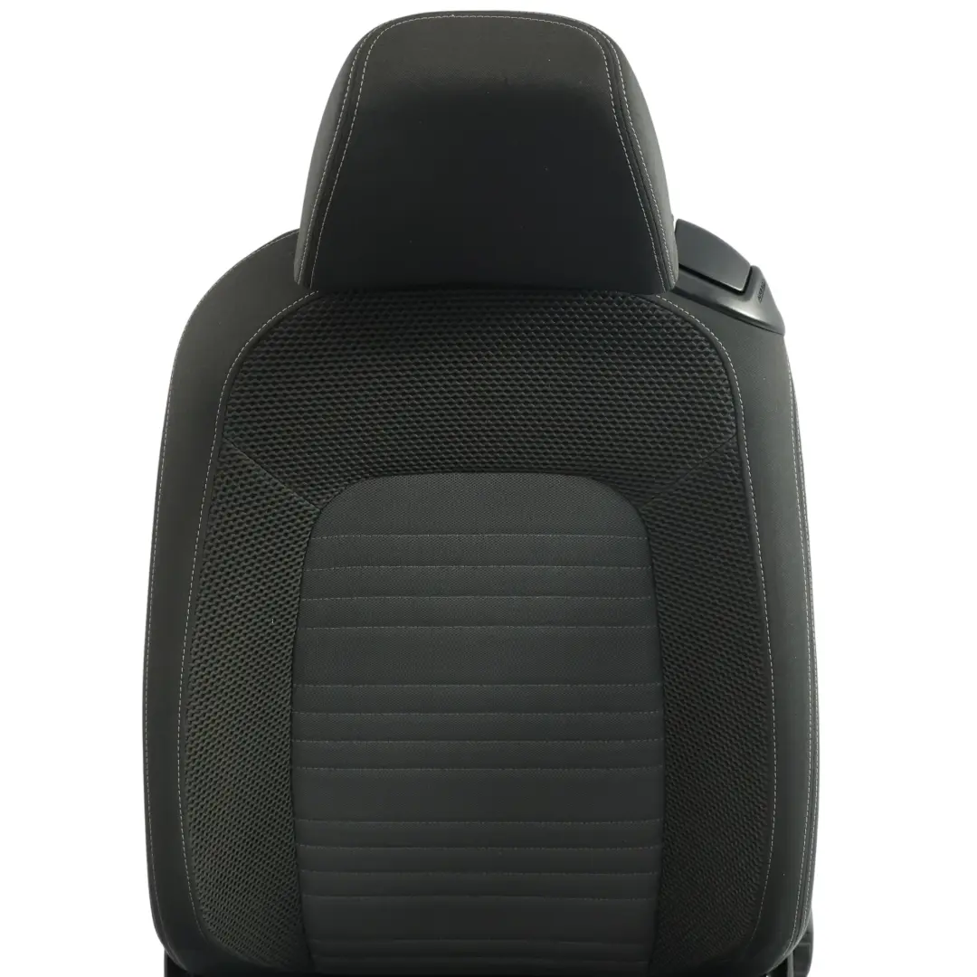 Volkswagen Scirocco Mk3 3Dr Seat Front Left N/S Fabric Black Grey - SKU 1K8881805AL-1 - Part number 1K8881805AL