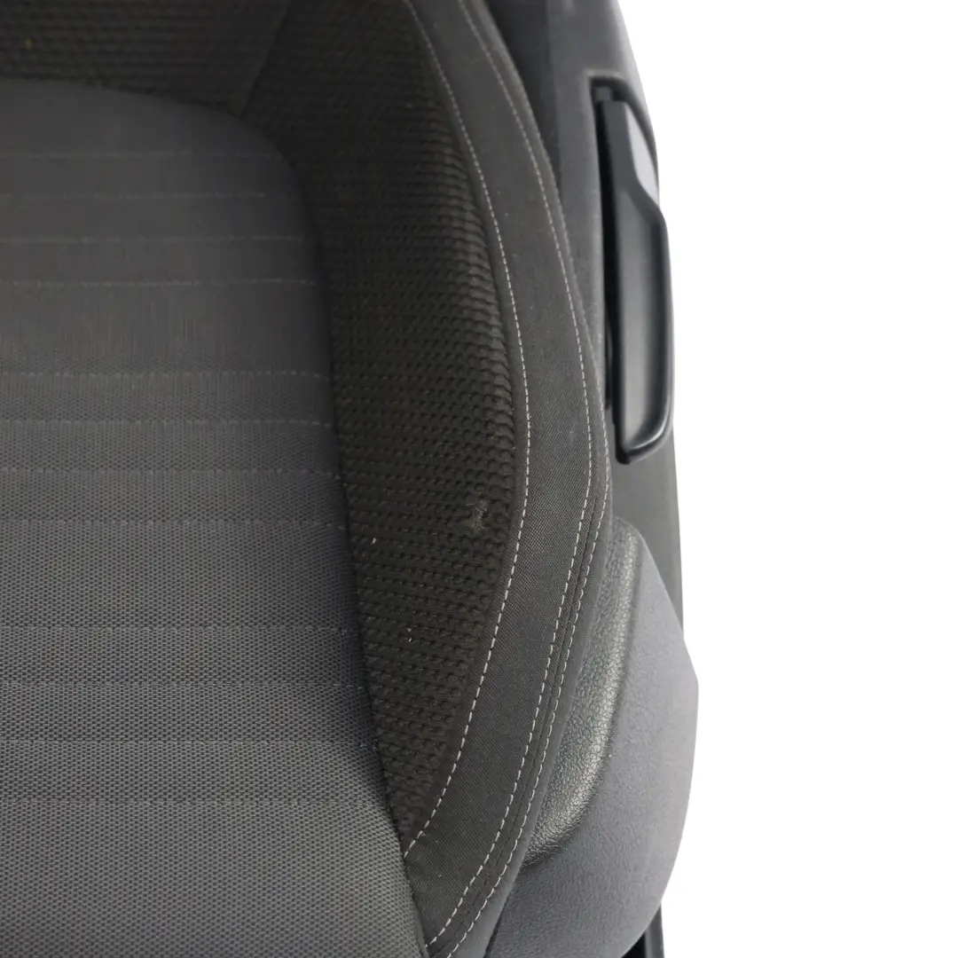 Volkswagen Scirocco Mk3 3Dr Seat Front Left N/S Fabric Black Grey - SKU 1K8881805AL-1 - Part number 1K8881805AL
