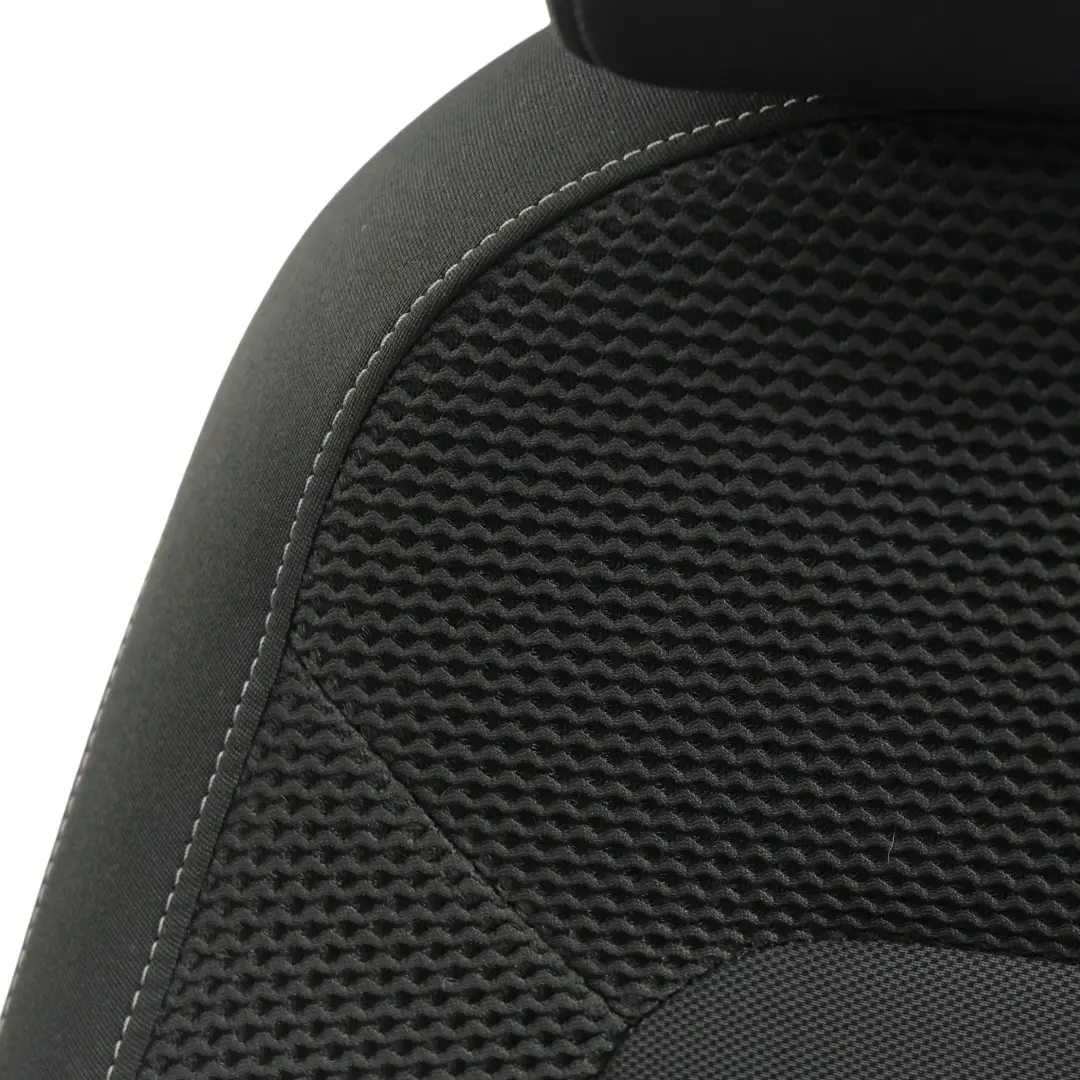 Volkswagen Scirocco Mk3 3Dr Seat Front Left N/S Fabric Black Grey - SKU 1K8881805AL-1 - Part number 1K8881805AL