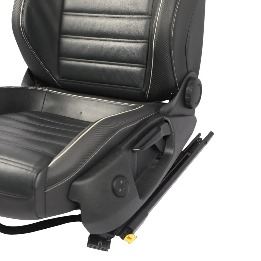 Volkswagen Scirocco Mk3 3 Door Front Seat Heated Fabric Black Ceramic Left N/S - SKU 1K8881805CJ - Part number 1K8881805CJ