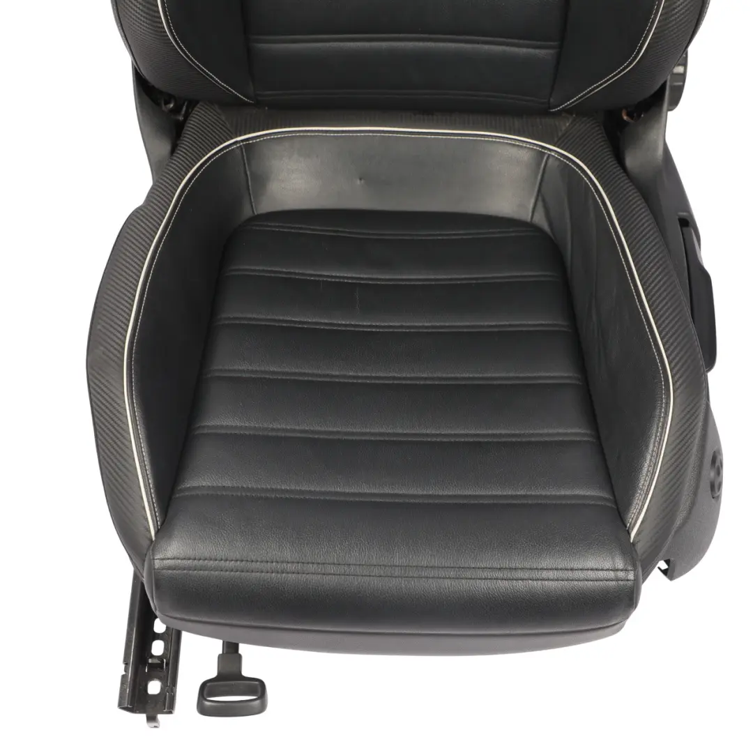 Volkswagen Scirocco Mk3 3 Door Front Seat Heated Fabric Black Ceramic Left N/S - SKU 1K8881805CJ - Part number 1K8881805CJ