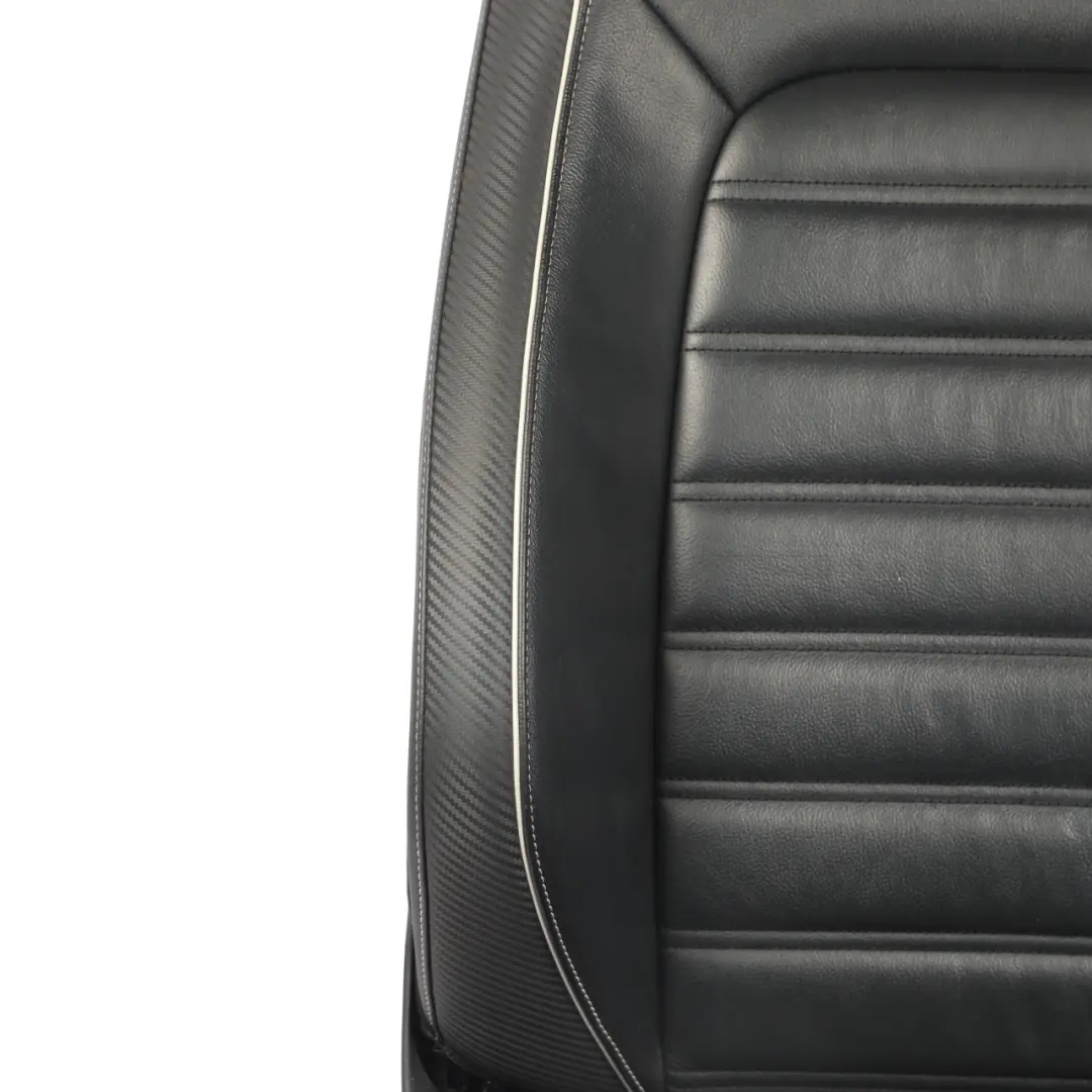 Volkswagen Scirocco Mk3 3 Door Front Seat Heated Fabric Black Ceramic Left N/S - SKU 1K8881805CJ - Part number 1K8881805CJ