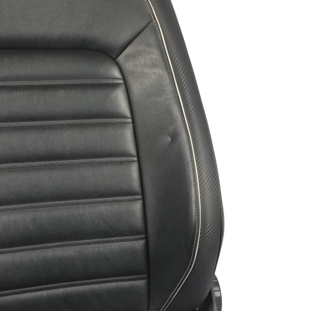 Volkswagen Scirocco Mk3 3 Door Front Seat Heated Fabric Black Ceramic Left N/S - SKU 1K8881805CJ - Part number 1K8881805CJ
