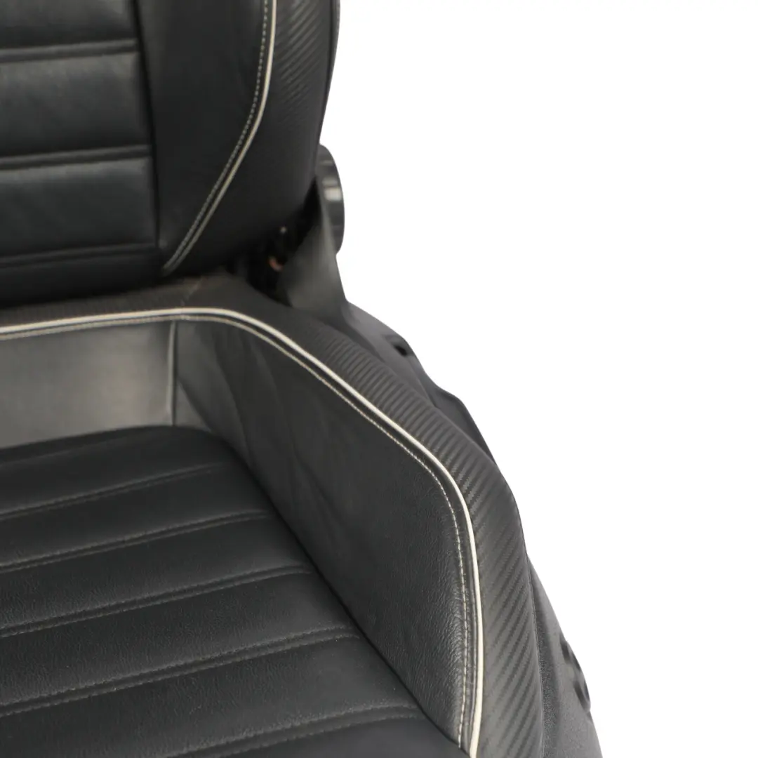 Volkswagen Scirocco Mk3 3 Door Front Seat Heated Fabric Black Ceramic Left N/S - SKU 1K8881805CJ - Part number 1K8881805CJ
