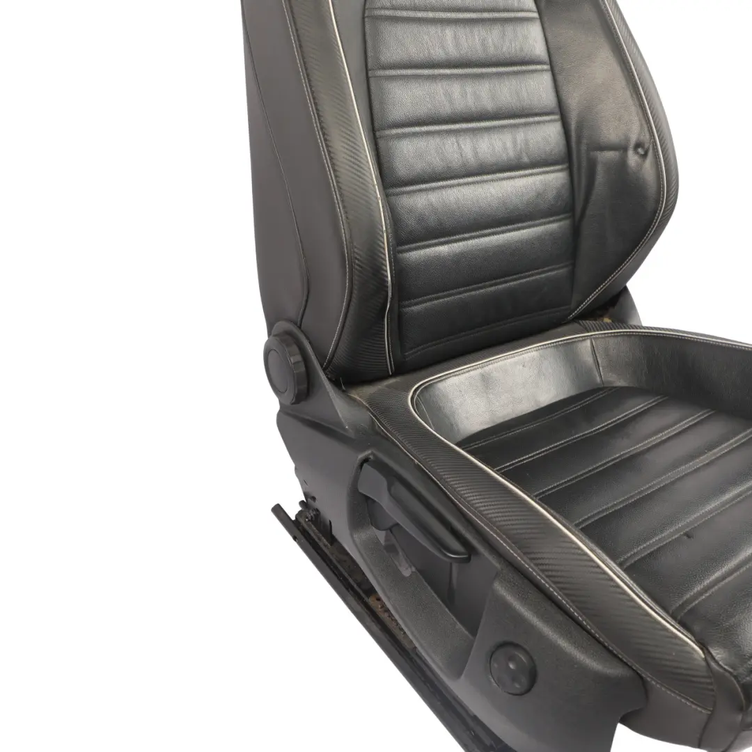 Volkswagen Scirocco Mk3 3 Door Front Seat Heated Fabric Black Ceramic Right O/S - SKU 1K8881806CP - Part number 1K8881806CP