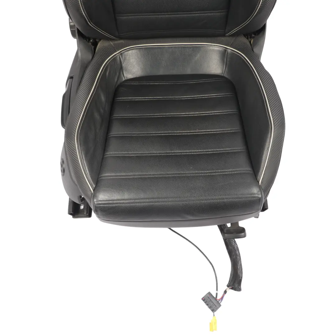 Volkswagen Scirocco Mk3 3 Door Front Seat Heated Fabric Black Ceramic Right O/S - SKU 1K8881806CP - Part number 1K8881806CP